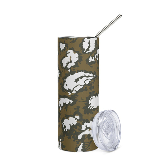 Russian KLMK Red Dawn BROWN Movie CAMO Stainless steel tumbler - Steel Tumbler