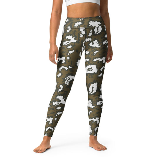 Russian KLMK Red Dawn BROWN Movie CAMO Yoga Leggings - XS - Womens