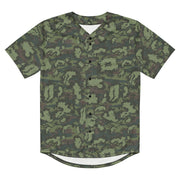 KLMK Red Dawn Woodland CAMO Unisex Baseball Jersey