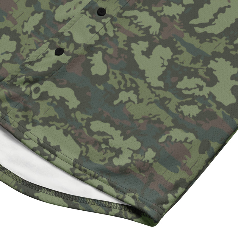 KLMK Red Dawn Woodland CAMO Unisex Baseball Jersey