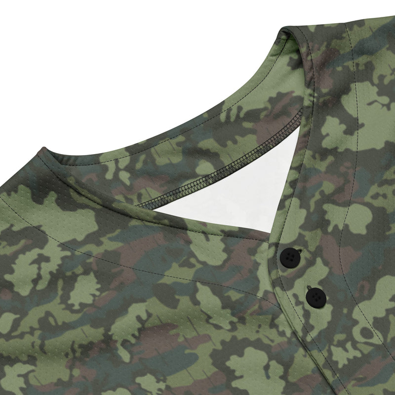 KLMK Red Dawn Woodland CAMO Unisex Baseball Jersey