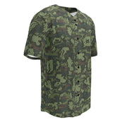 KLMK Red Dawn Woodland CAMO Unisex Baseball Jersey
