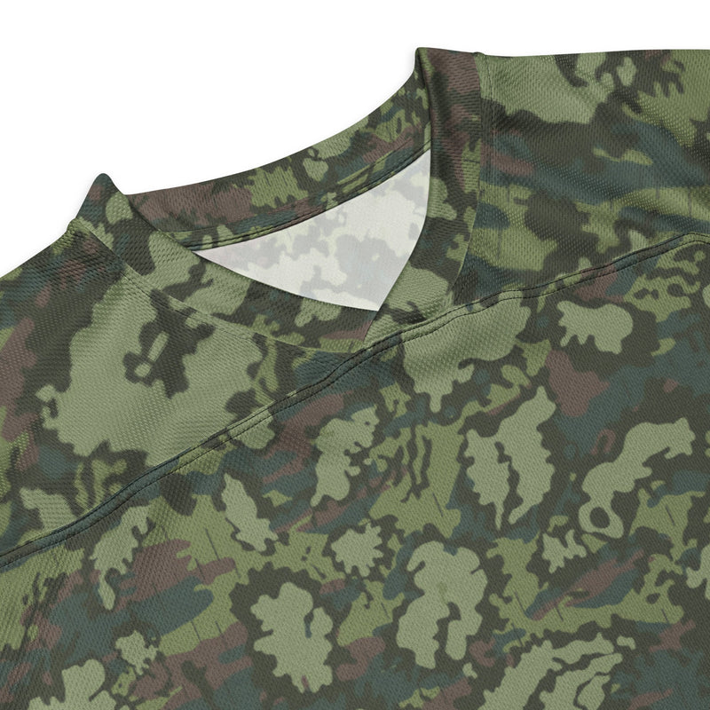 KLMK Red Dawn Woodland CAMO Unisex Hockey Fan Jersey