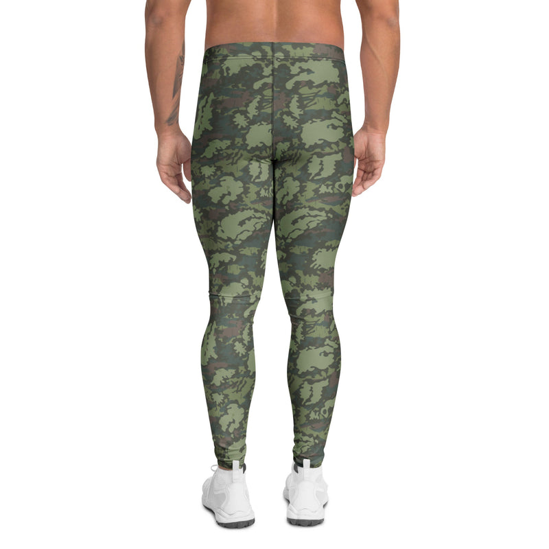 KLMK Red Dawn Woodland CAMO Mens Leggings - Men