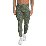 KLMK Red Dawn Woodland CAMO Mens Leggings - XS - Men