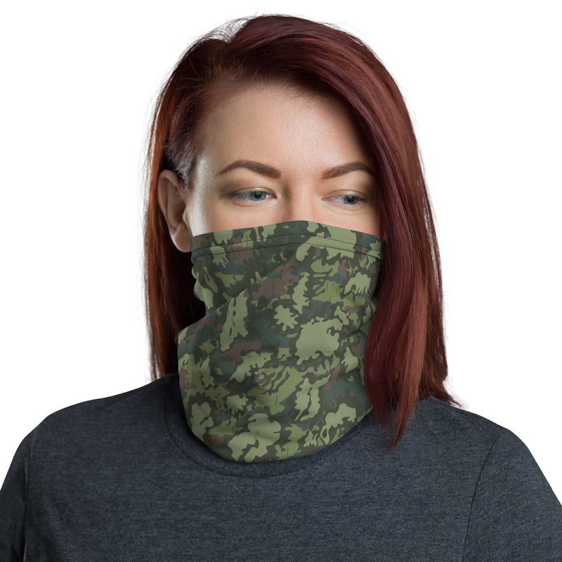 KLMK Red Dawn Woodland CAMO Neck Gaiter - Gaiters