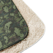 KLMK Red Dawn Woodland CAMO Sherpa Blanket