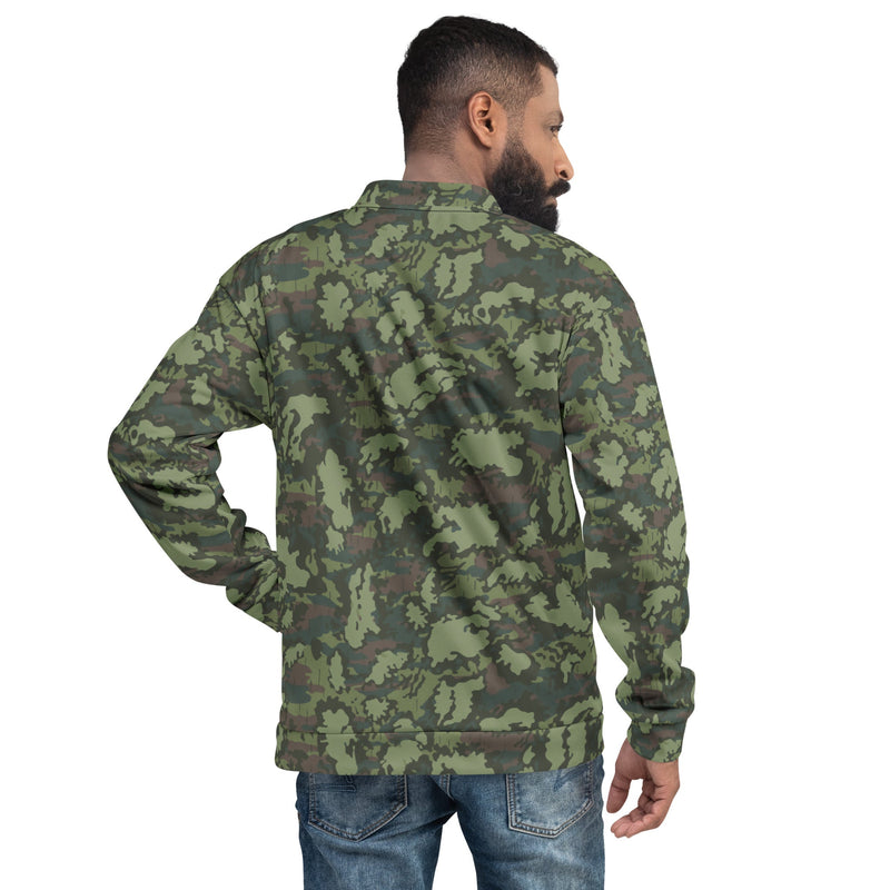 KLMK Red Dawn Woodland CAMO Unisex Bomber Jacket
