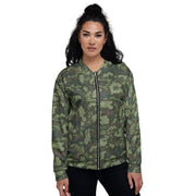 KLMK Red Dawn Woodland CAMO Unisex Bomber Jacket