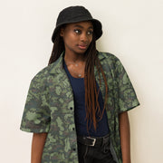 KLMK Red Dawn Woodland CAMO Unisex Short-Sleeve Button Shirt - Button-Up