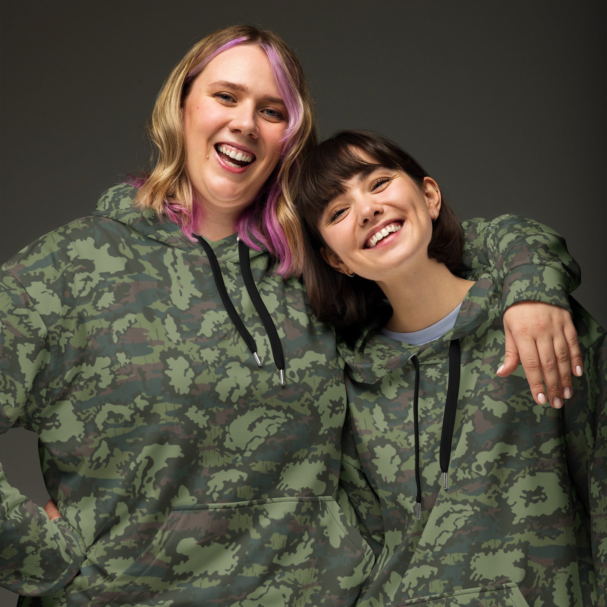 Russian KLMK Red Dawn Flora CAMO Unisex Hoodie - Hoodies