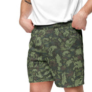 KLMK Red Dawn Woodland CAMO Unisex Mesh Shorts