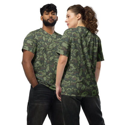 Russian KLMK Red Dawn Flora CAMO unisex sports jersey - 2XS - Sports Jerseys