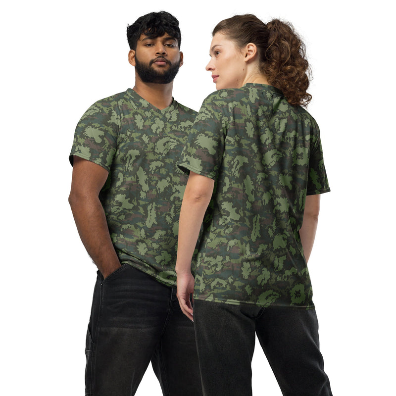 KLMK Red Dawn Woodland CAMO Unisex Sports Jersey - 2XS