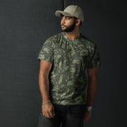 KLMK Red Dawn Woodland CAMO Unisex Sports Jersey