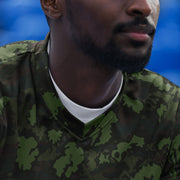 KLMK Red Dawn Woodland CAMO Unisex Sports Jersey