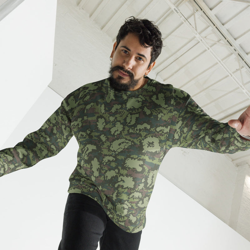 KLMK Red Dawn Woodland CAMO Unisex Sweatshirt