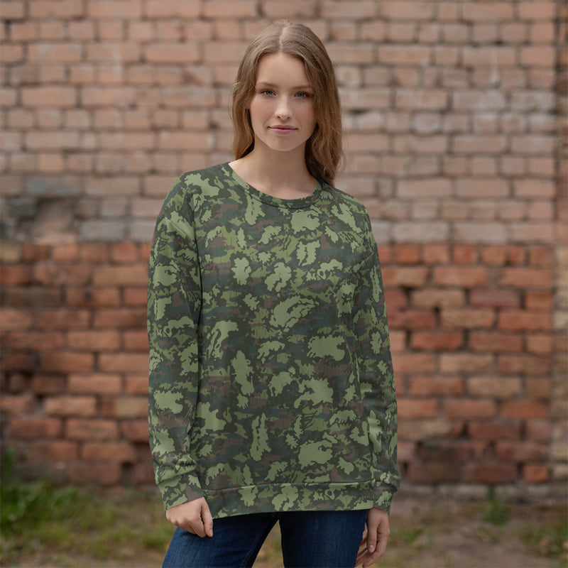 KLMK Red Dawn Woodland CAMO Unisex Sweatshirt