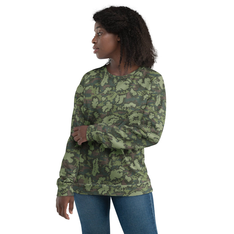 KLMK Red Dawn Woodland CAMO Unisex Sweatshirt