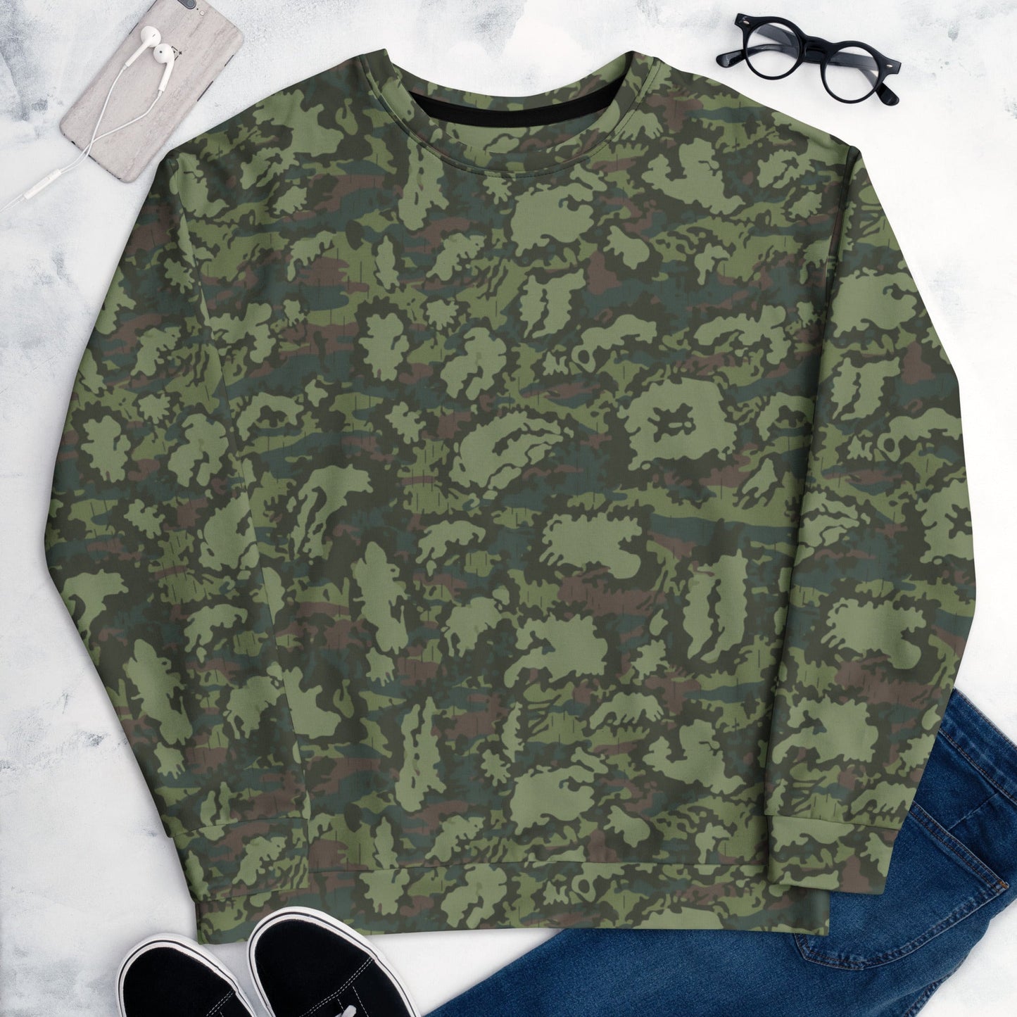 Russian KLMK Red Dawn Flora CAMO Unisex Sweatshirt - Sweatshirts