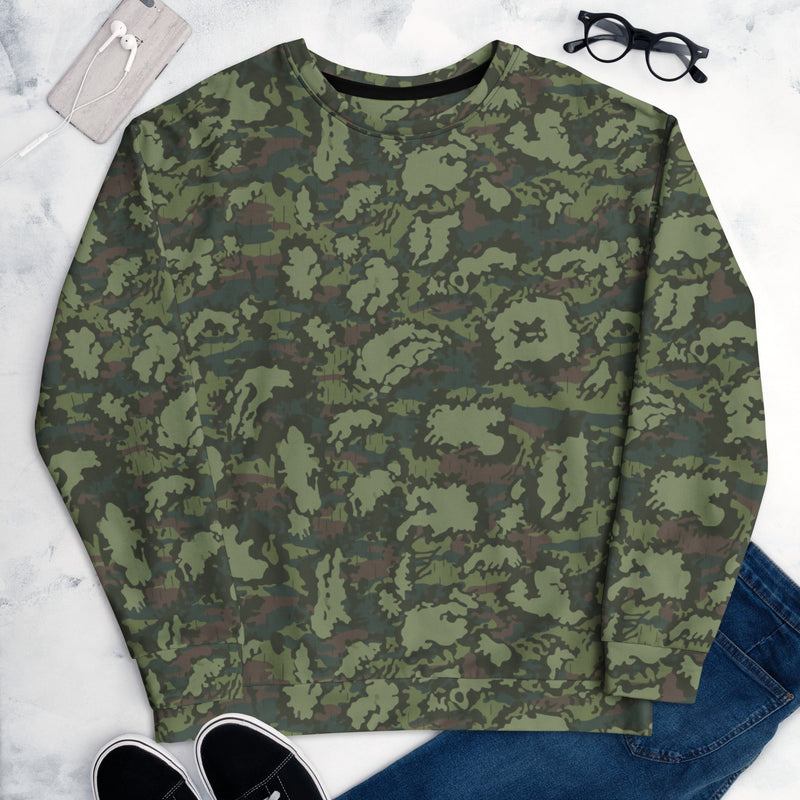 KLMK Red Dawn Woodland CAMO Unisex Sweatshirt
