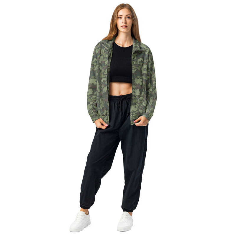KLMK Red Dawn Woodland CAMO Unisex Track Jacket