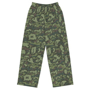 KLMK Red Dawn Woodland CAMO Unisex Wide-Leg Leisure Pants - 2XS