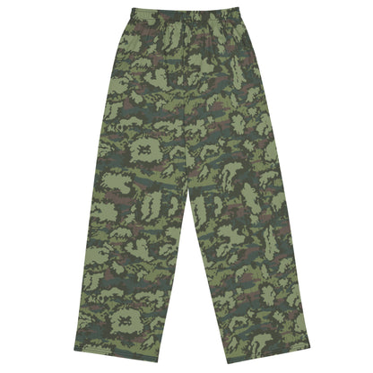 Russian KLMK Red Dawn Flora CAMO unisex wide-leg pants - Wide-leg Pants