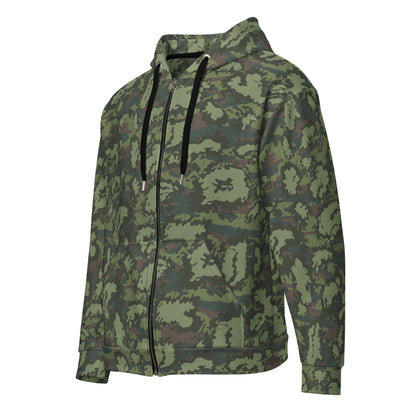 Russian KLMK Red Dawn Flora CAMO Unisex zip hoodie - Zip Hoodies