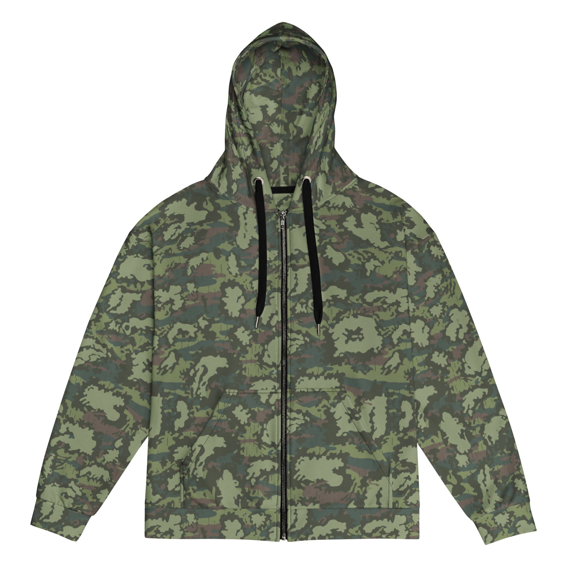 Russian KLMK Red Dawn Flora CAMO Unisex zip hoodie - 2XS - Zip Hoodies