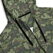KLMK Red Dawn Woodland CAMO Unisex Zip Hoodie