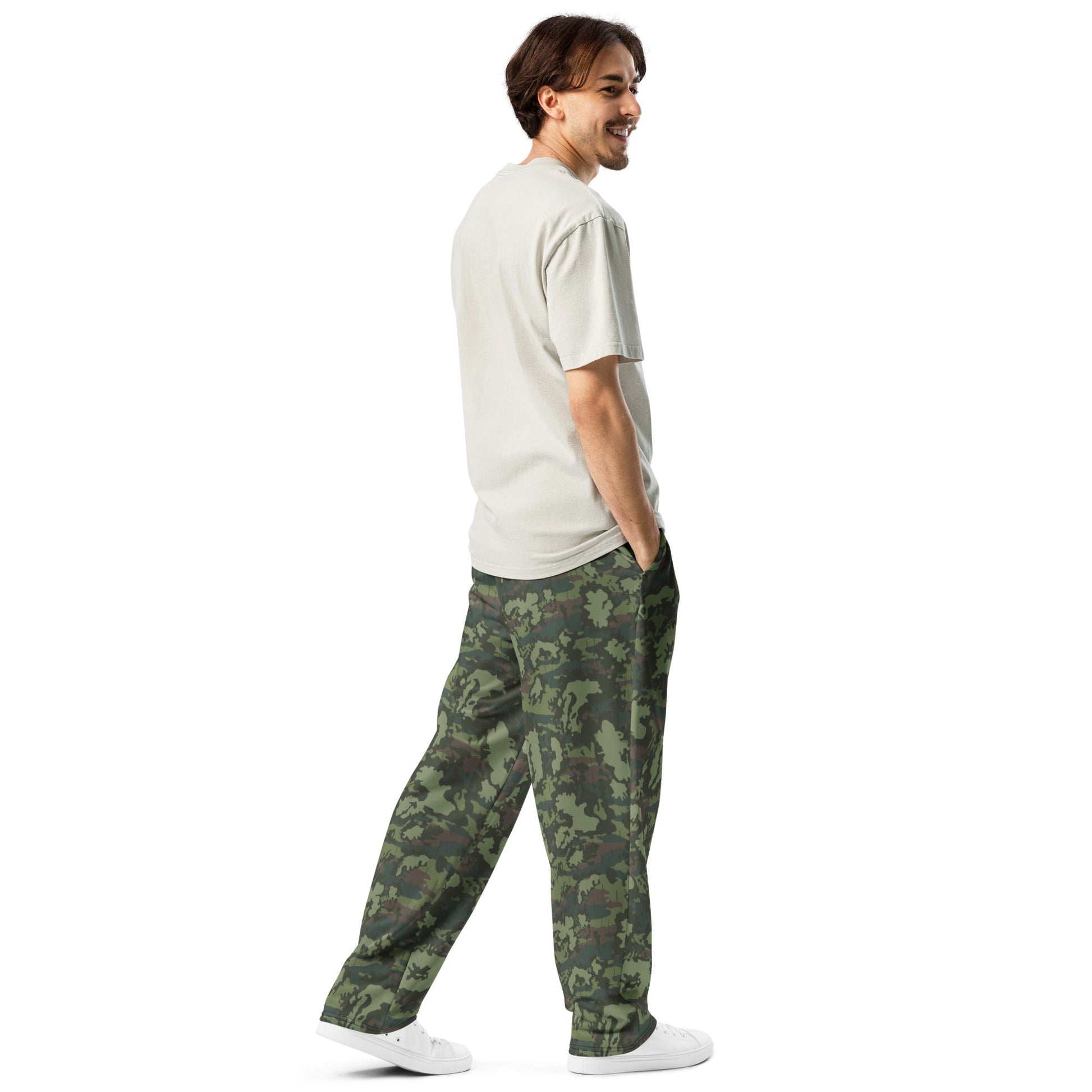 Russian KLMK Red Dawn Flora CAMO Wide-leg joggers - Joggers