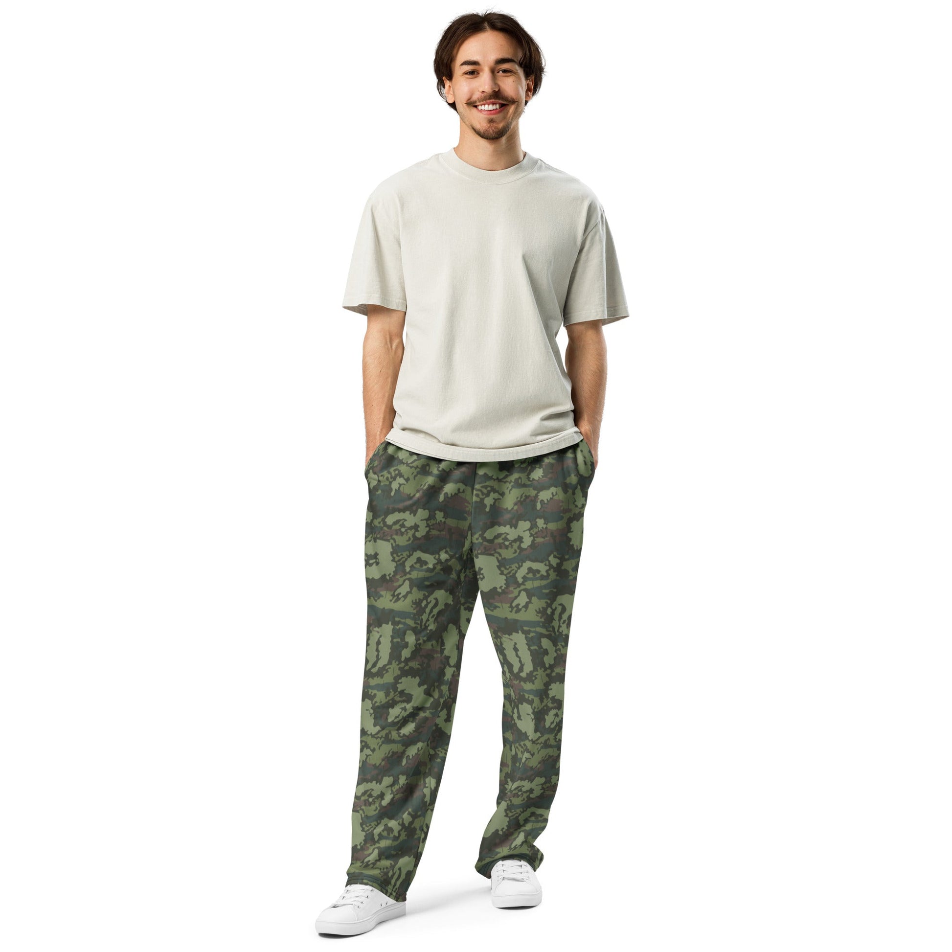 Russian KLMK Red Dawn Flora CAMO Wide-leg joggers - Joggers