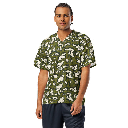 Russian KLMK Red Dawn GREEN Movie CAMO American football jersey - Football Jersey