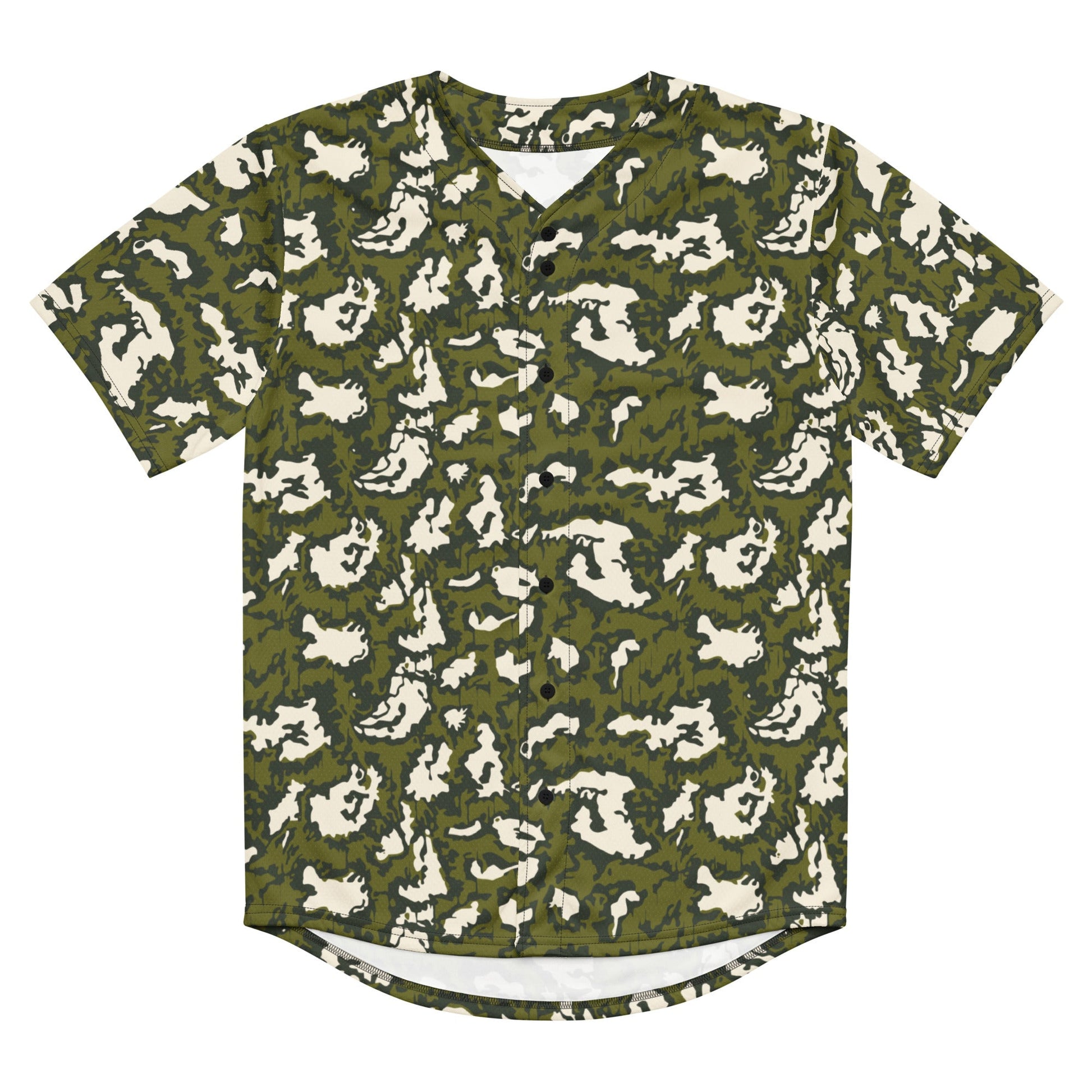 Russian KLMK Red Dawn GREEN Movie CAMO baseball jersey - Baseball Jerseys