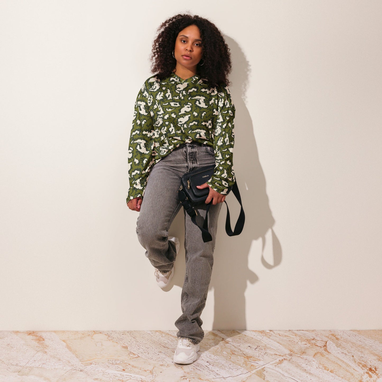 Russian KLMK Red Dawn GREEN Movie CAMO hockey fan jersey - Hockey Jerseys