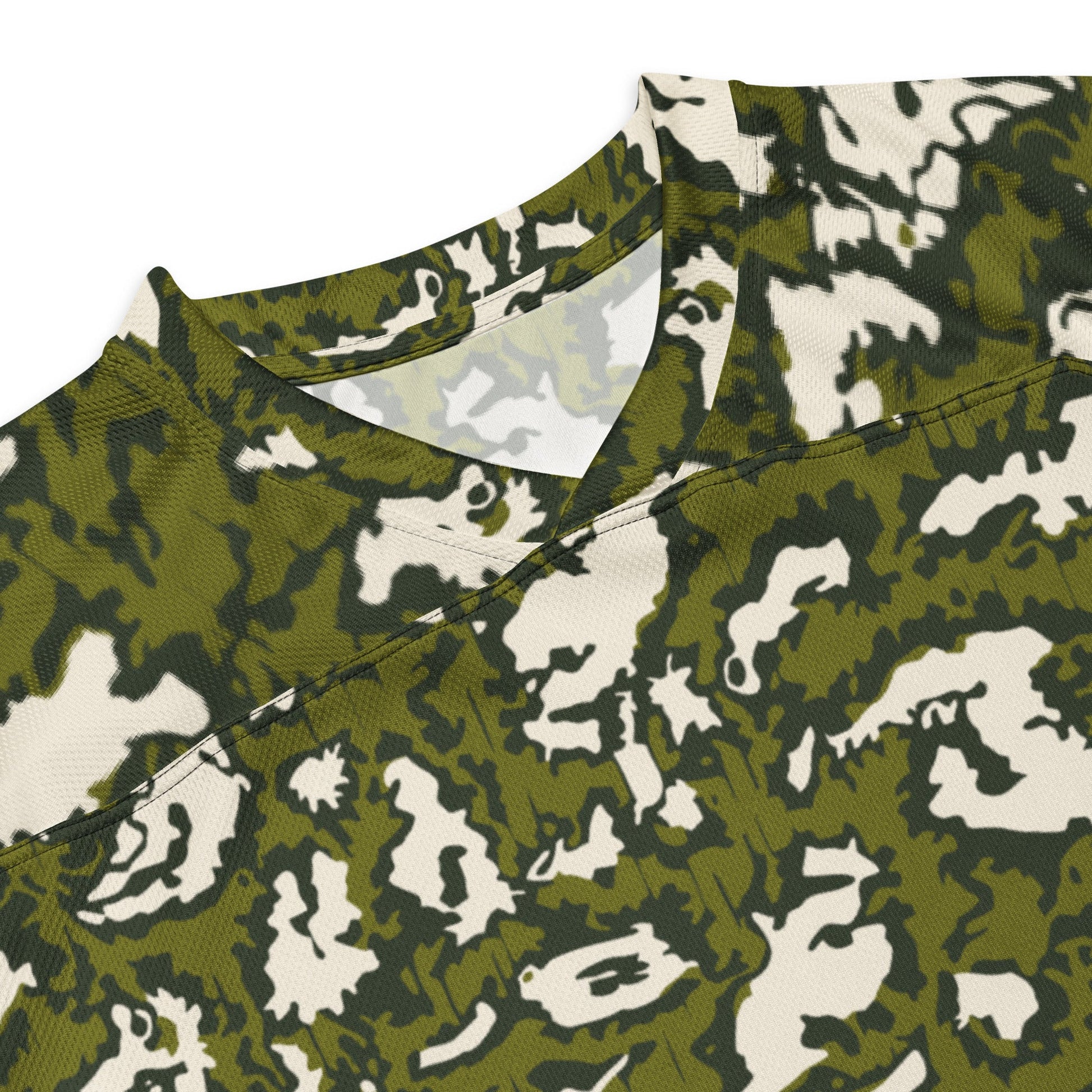 Russian KLMK Red Dawn GREEN Movie CAMO hockey fan jersey - Hockey Jerseys