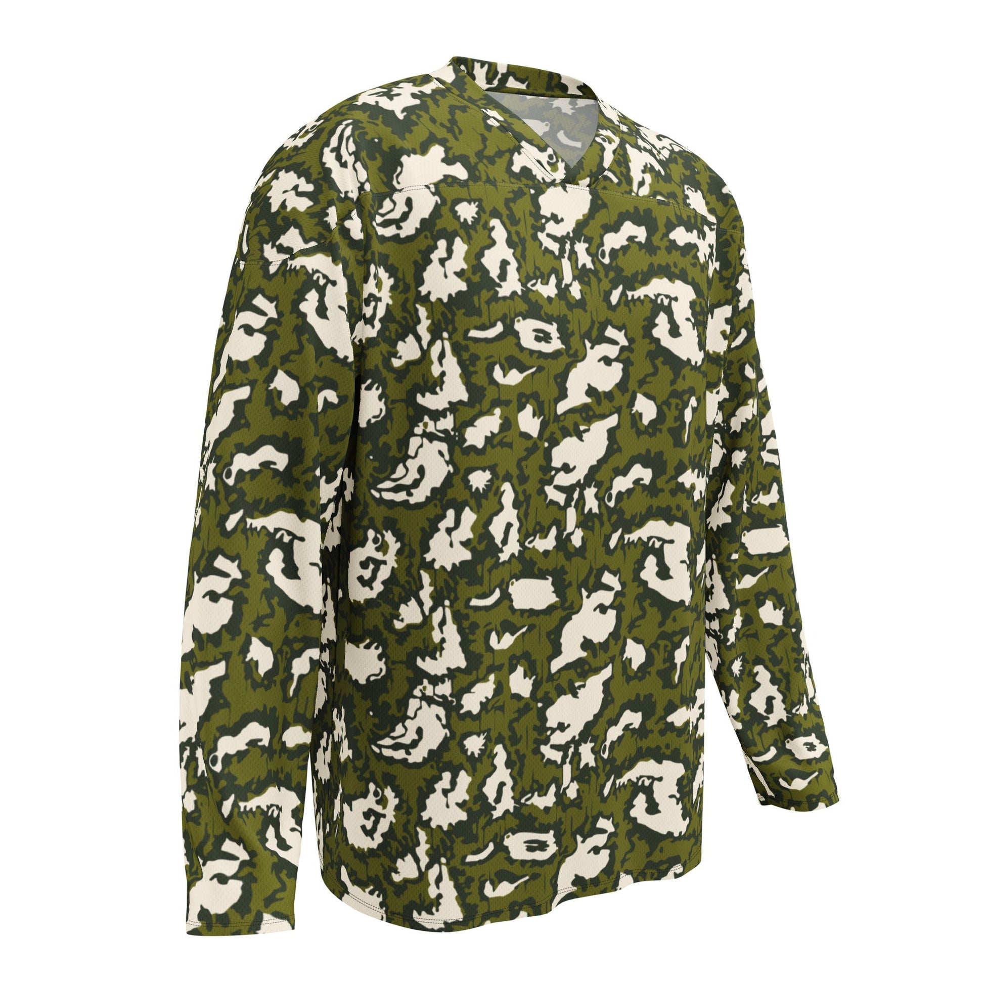 Russian KLMK Red Dawn GREEN Movie CAMO hockey fan jersey - Hockey Jerseys