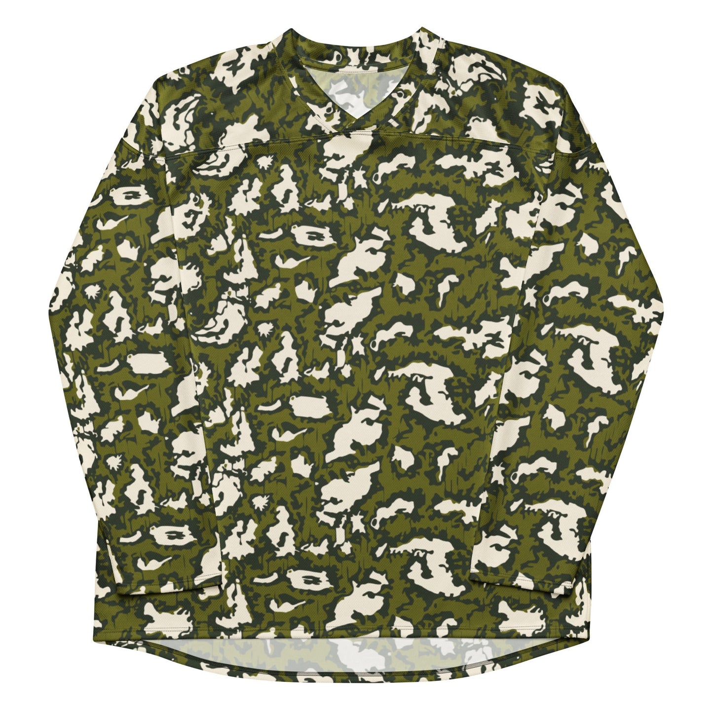 Russian KLMK Red Dawn GREEN Movie CAMO hockey fan jersey - Hockey Jerseys