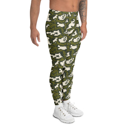 Russian KLMK Red Dawn GREEN Movie CAMO Mens Leggings