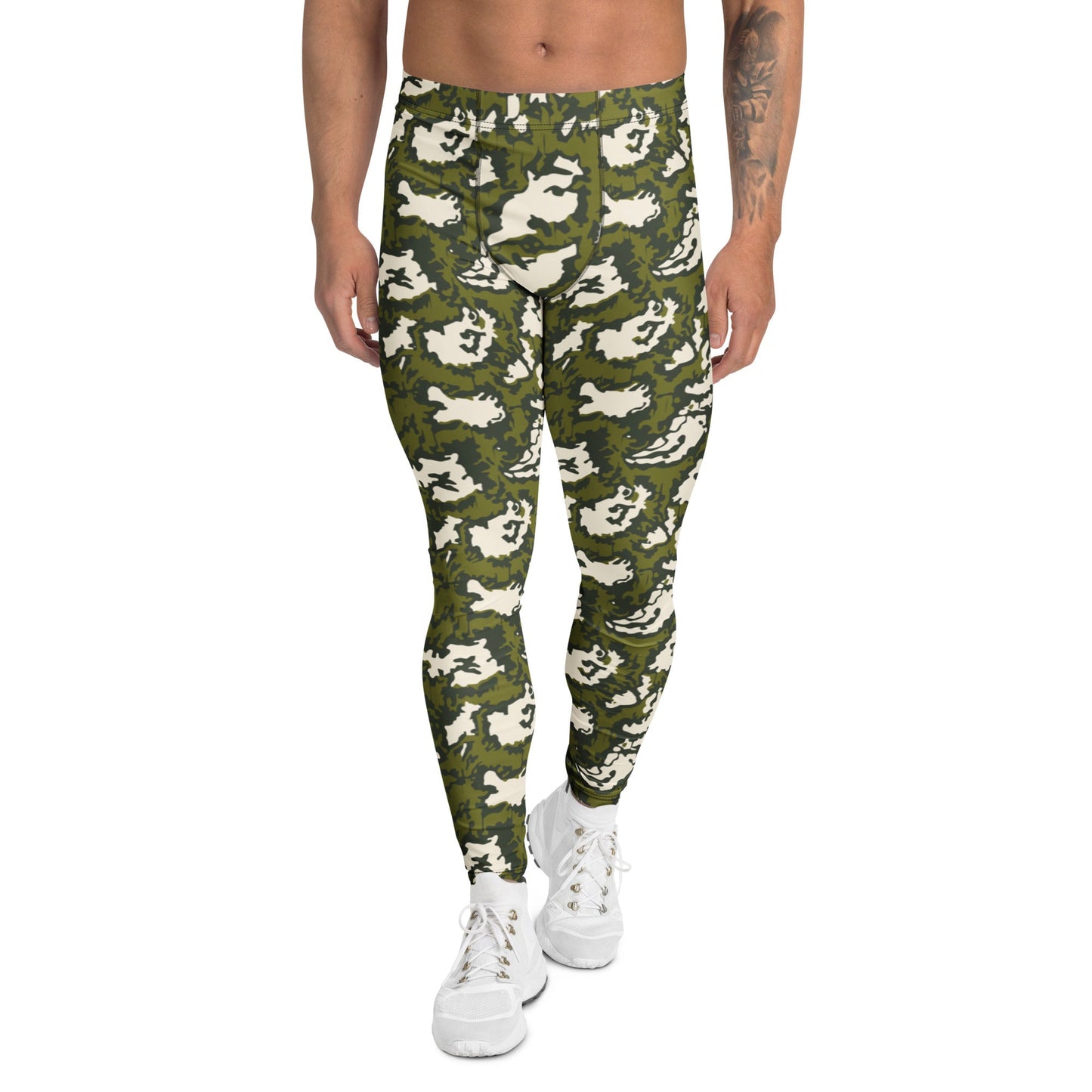 Russian KLMK Red Dawn GREEN Movie CAMO Mens Leggings - XS