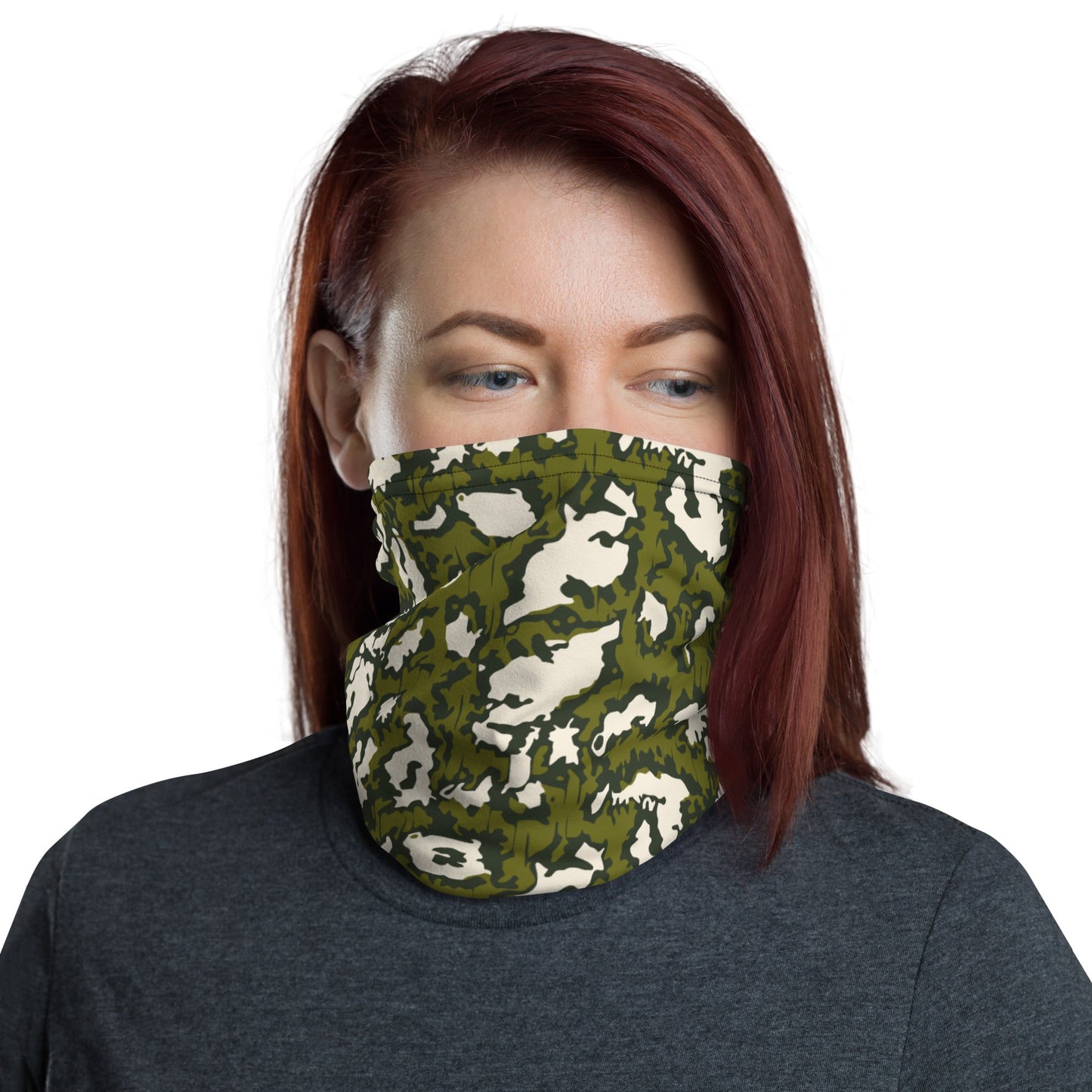 Russian KLMK Red Dawn GREEN Movie CAMO Neck Gaiter - Gaiters