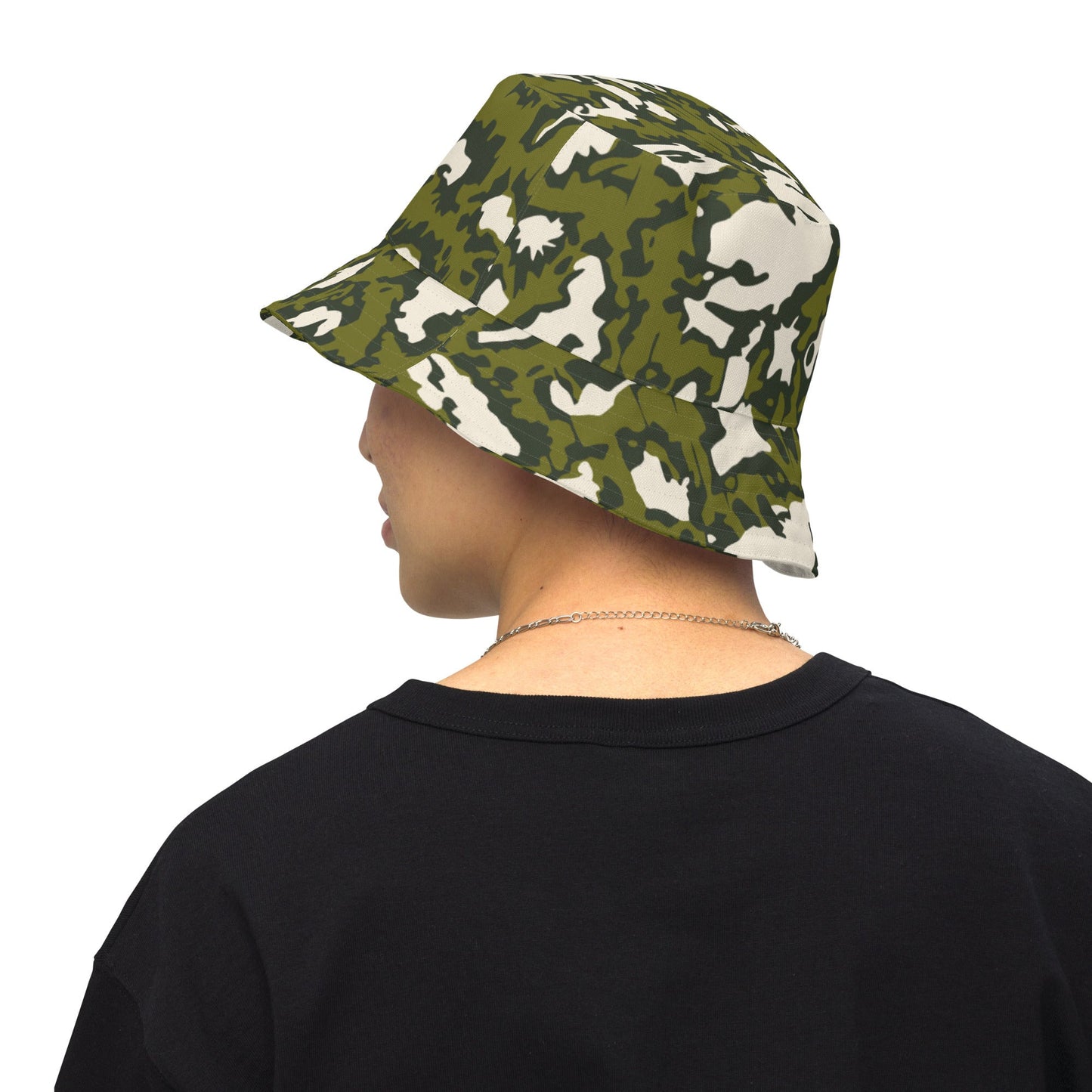 Russian KLMK Red Dawn GREEN Movie CAMO Reversible bucket hat - Bucket Hats