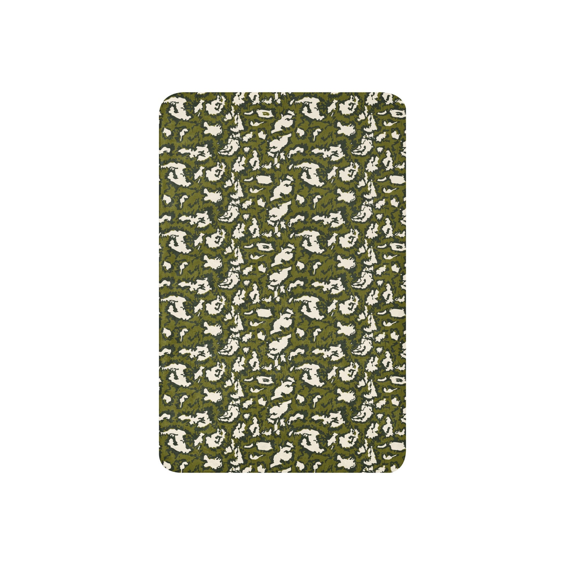 Russian KLMK Red Dawn GREEN Movie CAMO Sherpa blanket - Blankets