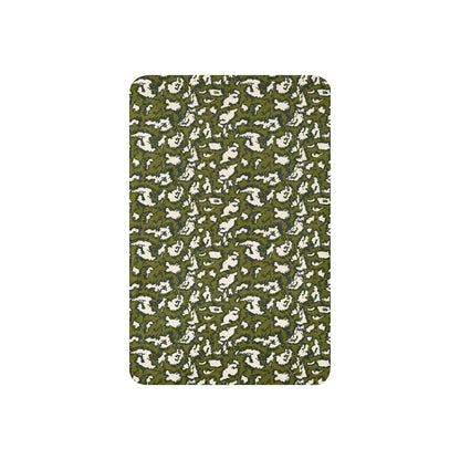 Russian KLMK Red Dawn GREEN Movie CAMO Sherpa blanket - Blankets