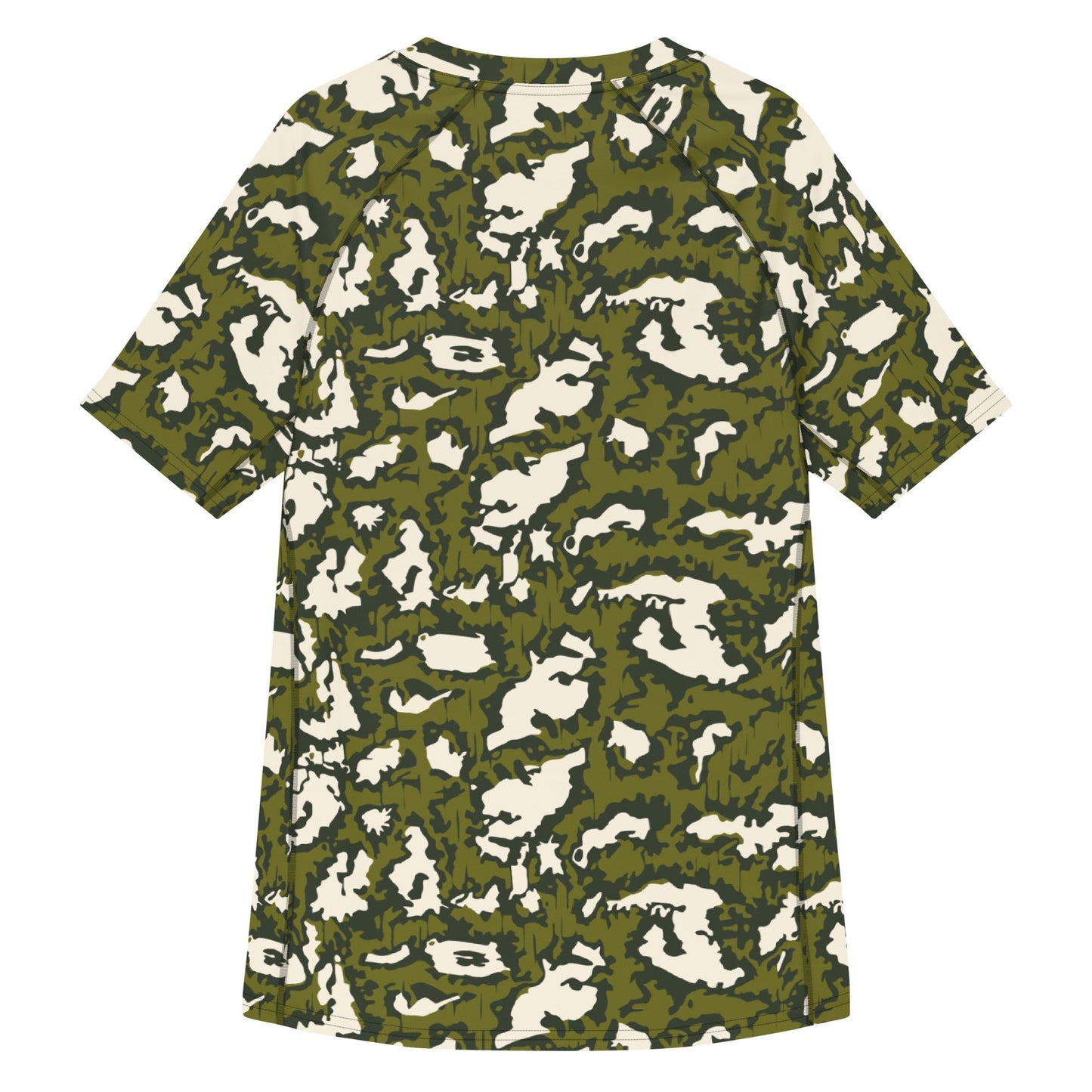 Russian KLMK Red Dawn GREEN Movie CAMO short-sleeve mens rash guard