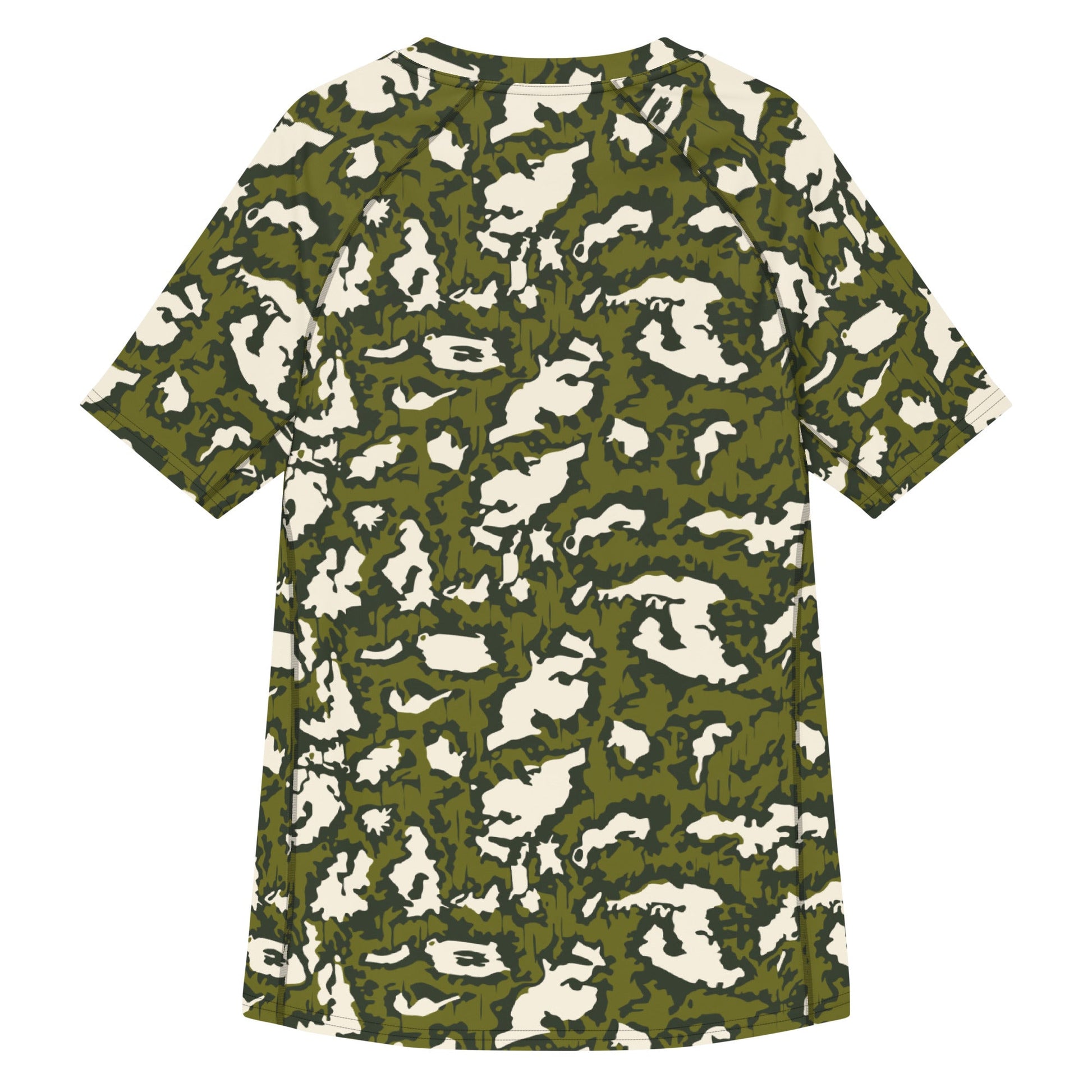 Russian KLMK Red Dawn GREEN Movie CAMO short-sleeve mens rash guard