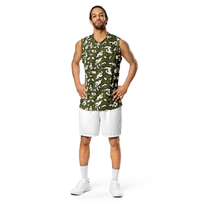 Russian KLMK Red Dawn GREEN Movie CAMO unisex basketball jersey - Basketball Jerseys