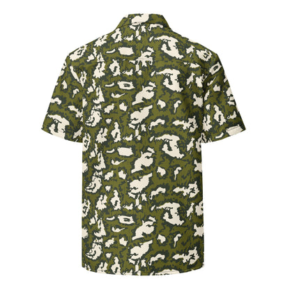Russian KLMK Red Dawn GREEN Movie CAMO Unisex Short-Sleeve Button Shirt