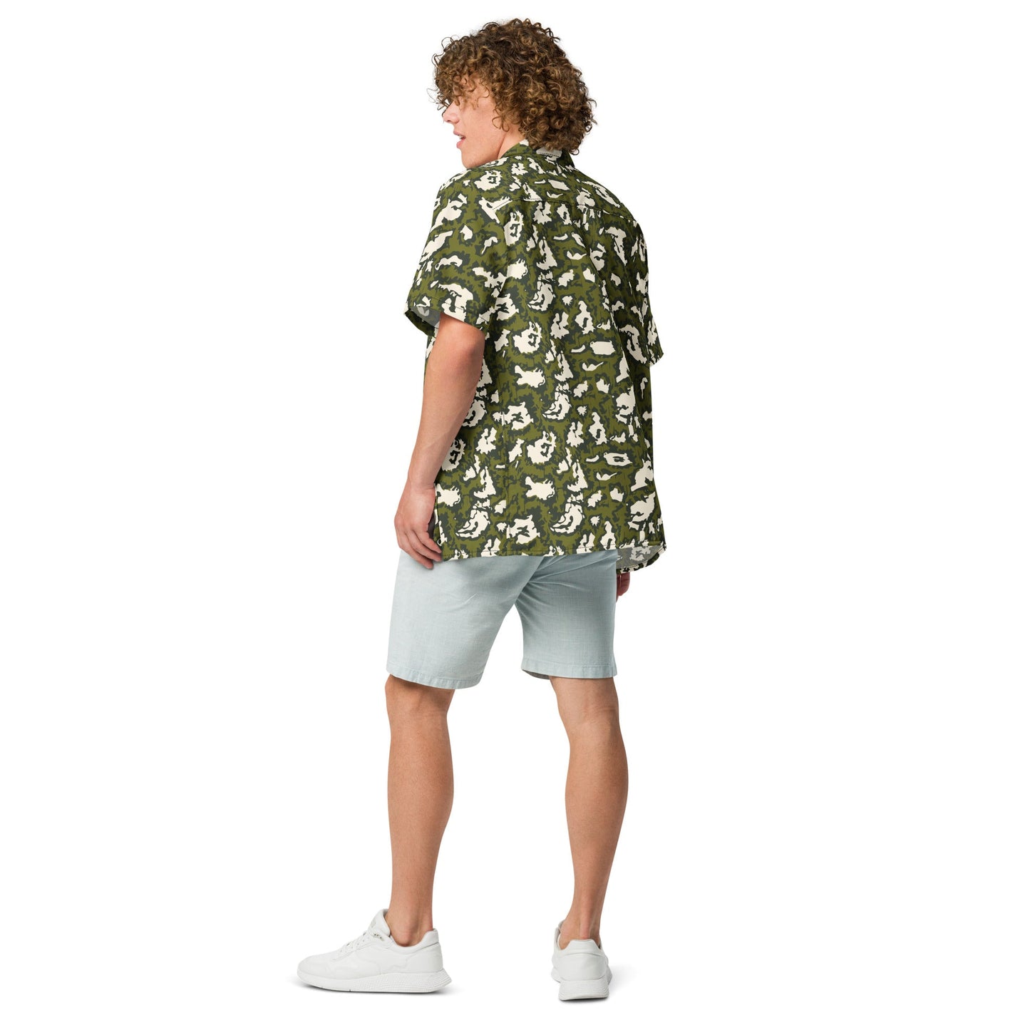 Russian KLMK Red Dawn GREEN Movie CAMO Unisex Short-Sleeve Button Shirt